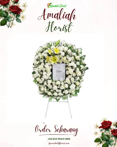 Krans Bunga Duka Permata Kecubung