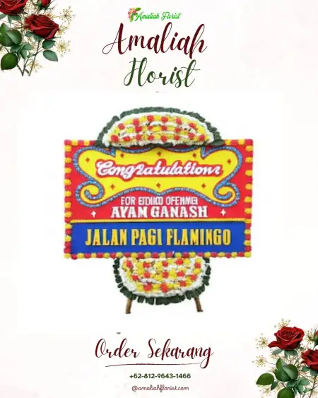 Sewa Papan Bunga Permata Kecubung